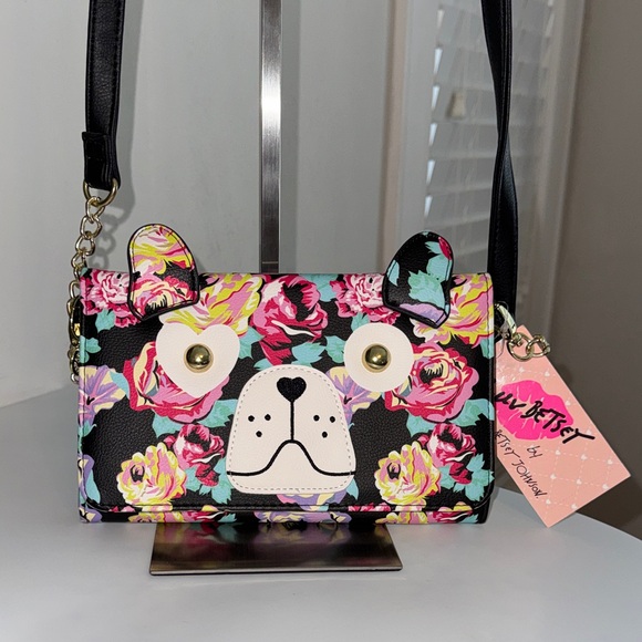 Luv Betsey Handbags - Betsey Johnson LuvBetsey Dog & Ears Crossbody Shoulder Bag